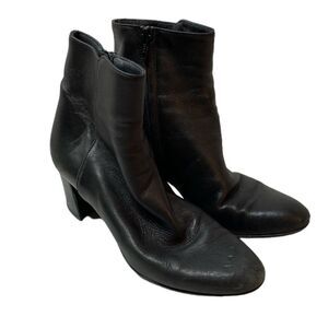 Attilio Guisti Leombruni Leather Ankle Boots Size 7 (37)